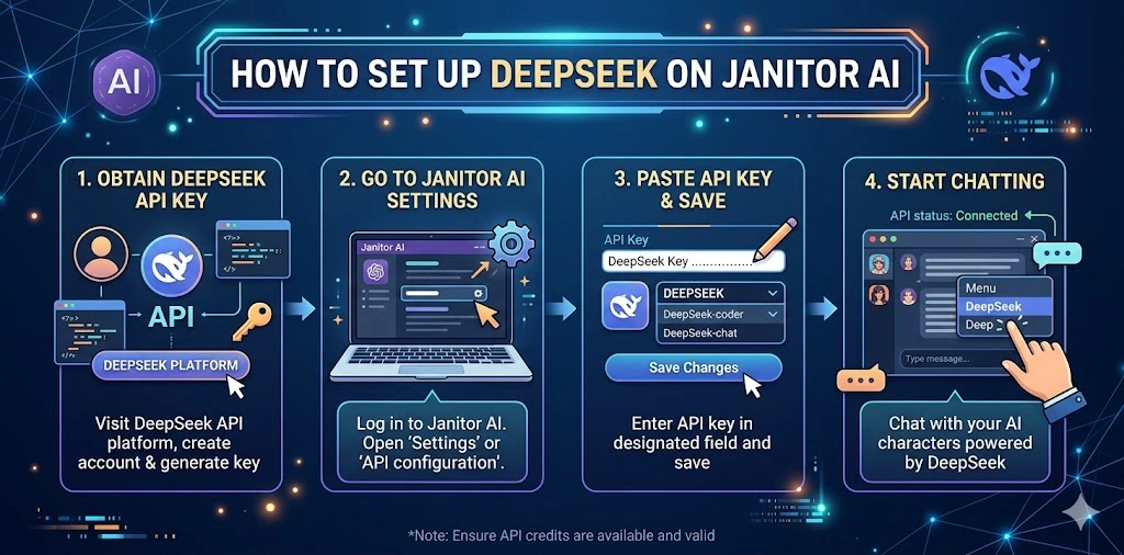 How to Set Up DeepSeek on Janitor AI